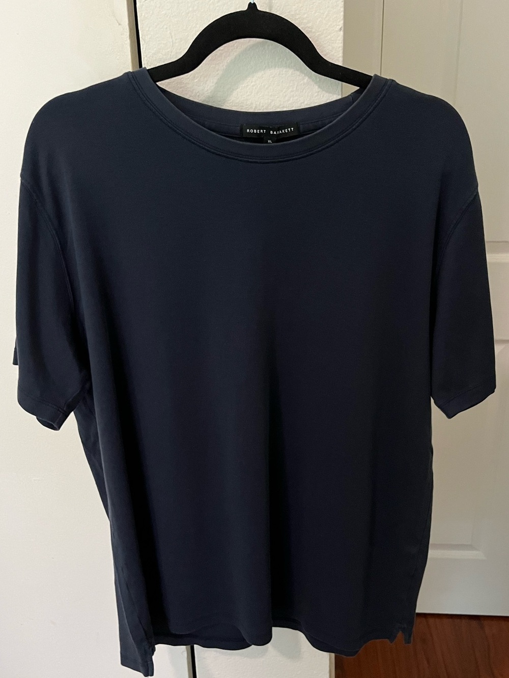 Robert Barakett Navy Blue Night Short-Sleeve Crewneck Shirt
